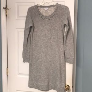 Kenar French Terry Dress with bling